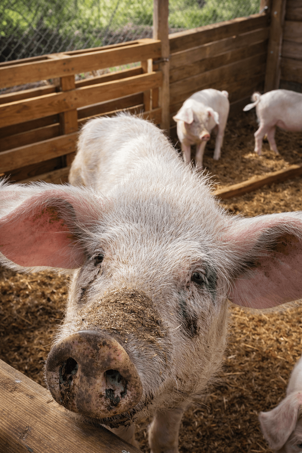 Cerdos de la granja