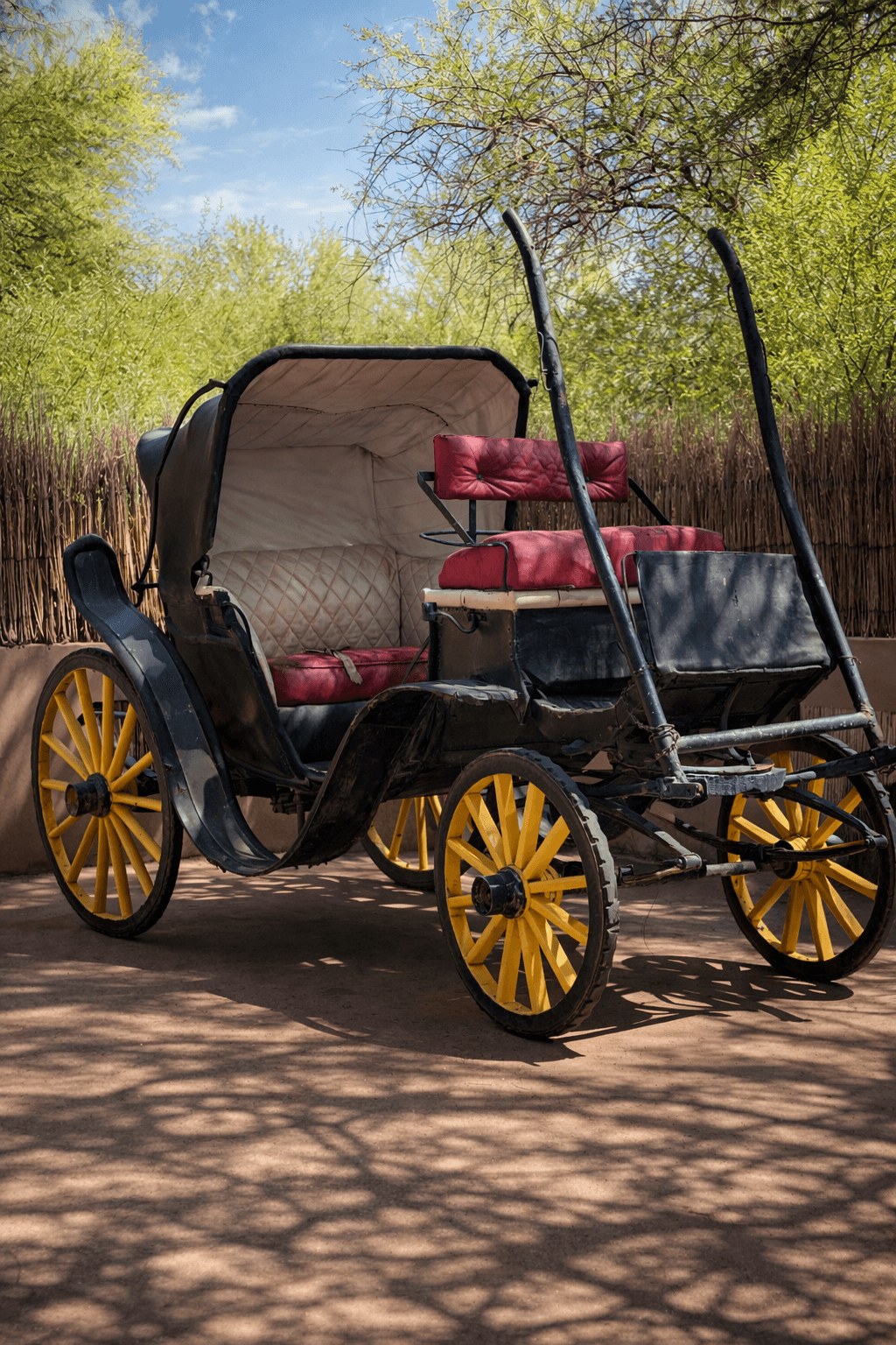 Carreta histórica de época